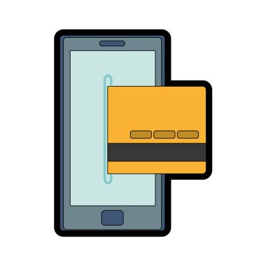 Smartphone aygıt becerikli alet ve teknoloji Tema izole tasarım vektör çizim