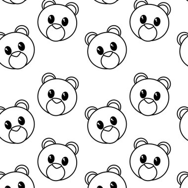 Çizgi film arka plan ayı