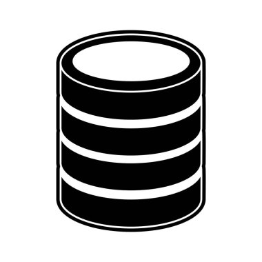 Veri Merkezi barındırma web ve Tema izole tasarım vektör çizim temel