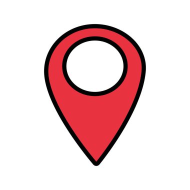 GPS seyahat gezinti ve rota Tema izole tasarım vektör çizim