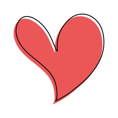 çizgi rengi kalp aşk resimleri aşk ve tutku vektör çizim için