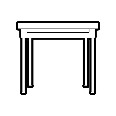 Okul eğitim ve ders Tema izole tasarım vektör çizim tablosu