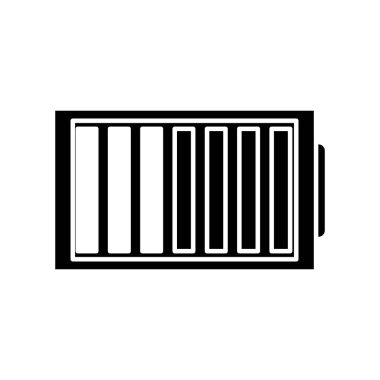 siluet pil güç teknolojisi düzey yetkili vektör çizim ile