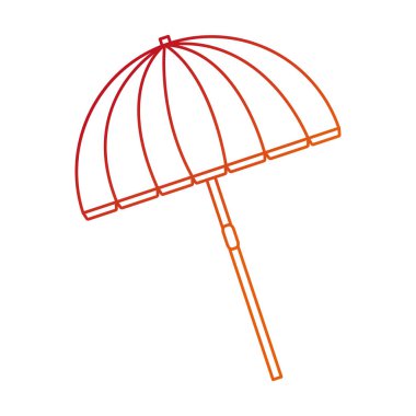 İzole şemsiye tasarımı