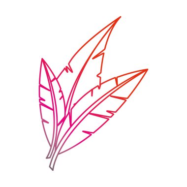 İzole tüy tasarım