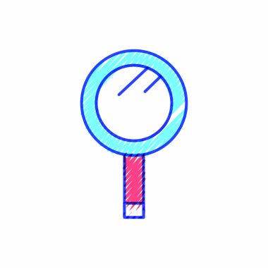 İzole lupe tasarım