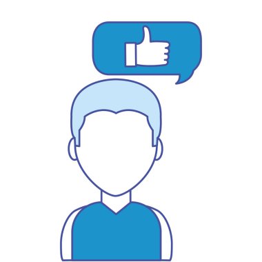 Çocuk ve sosyal medya ve çoklu ortam Tema izole tasarım vektör illüstrasyon kabarcık