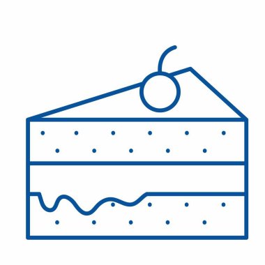 İzole pasta tasarım