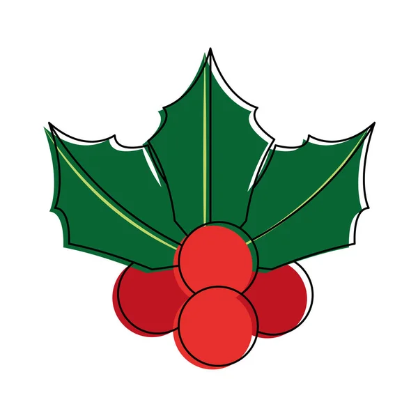 Design de flores de Natal — Vetor de Stock