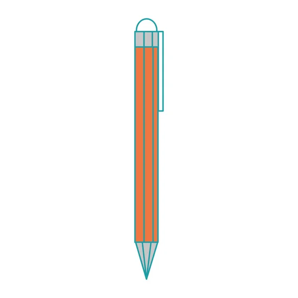 Geïsoleerde pen ontwerp — Stockvector