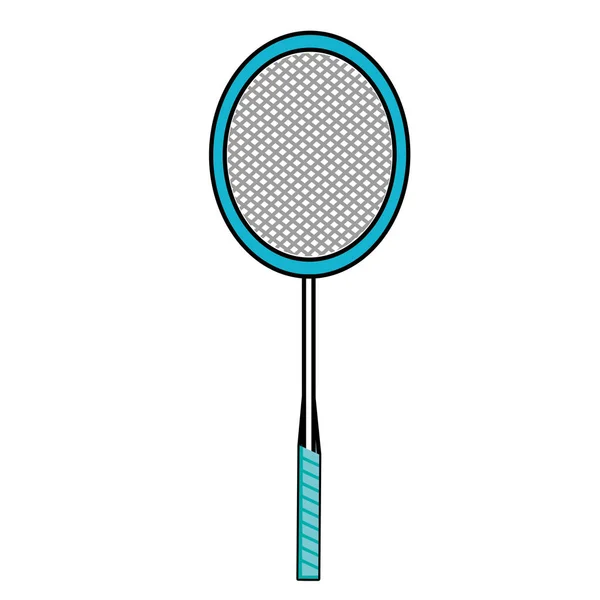 Conception de raquette de badminton — Image vectorielle