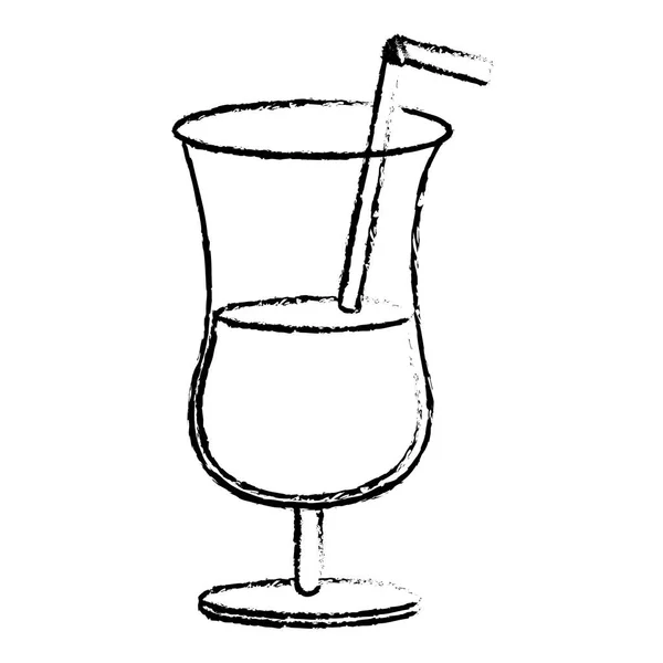 알코올 음료와 디자인 일러스트 칵테일 — 스톡 벡터