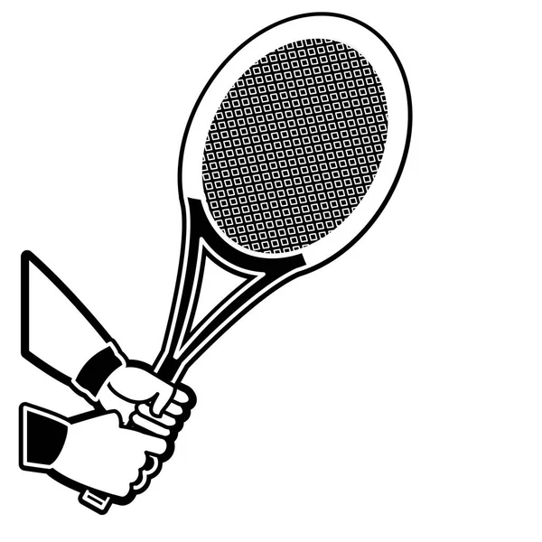 Tenisz ütő design — Stock Vector