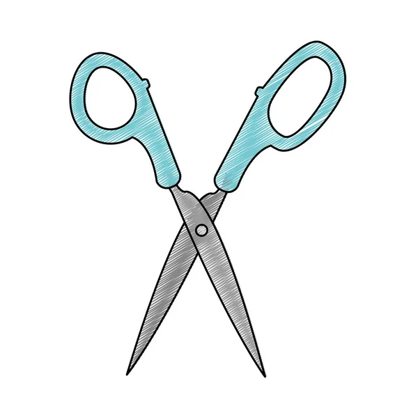 孤立的剪刀设计 — 图库矢量图片