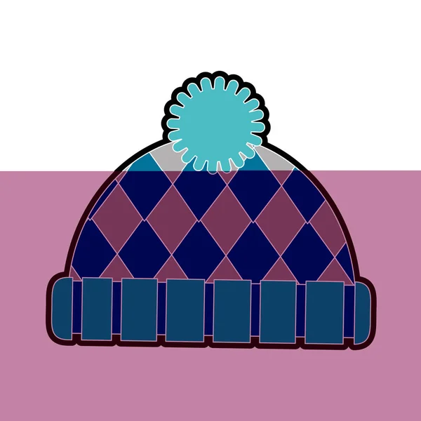 Зимняя шляпа — стоковый вектор