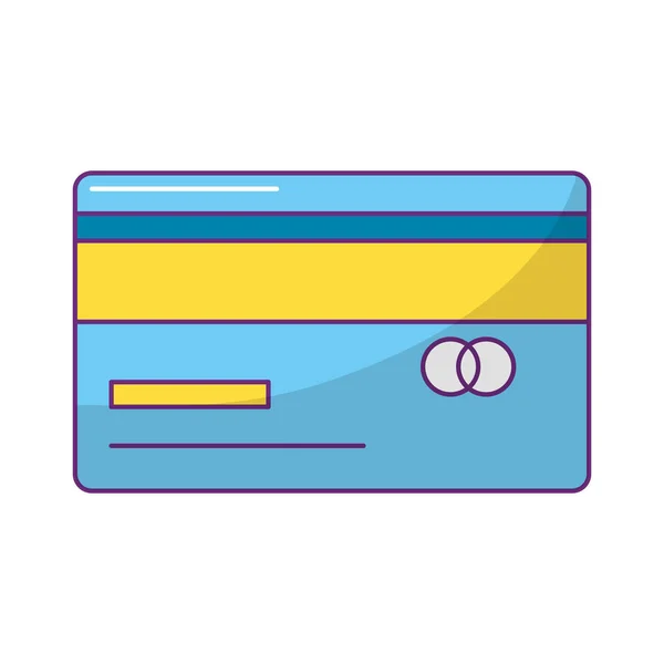 Izolované kreditní karty návrh — Stockový vektor