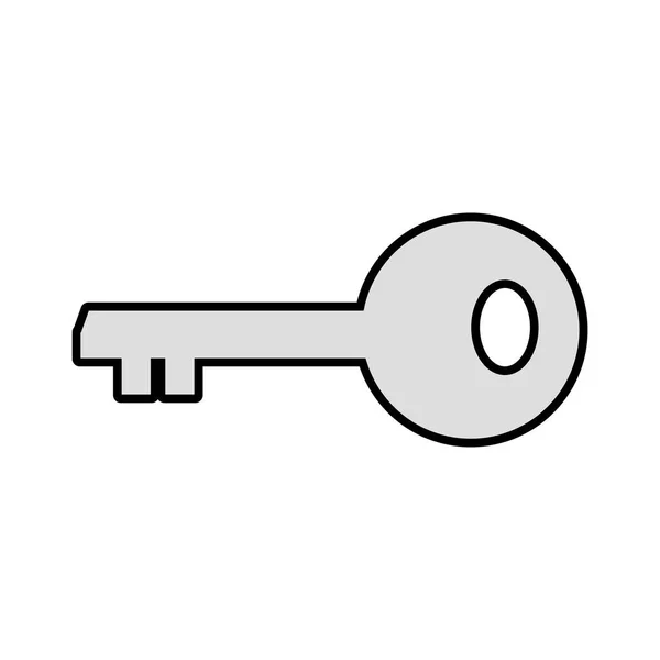 Isolerade nyckel design — Stock vektor