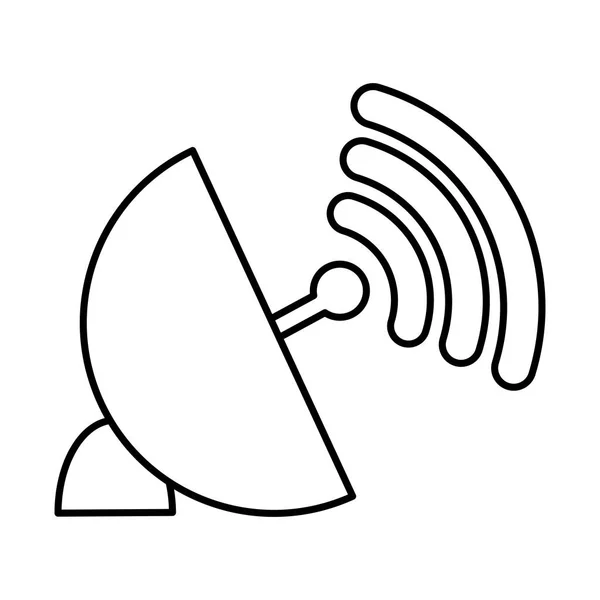 Антенна и wifi дизайн — стоковый вектор