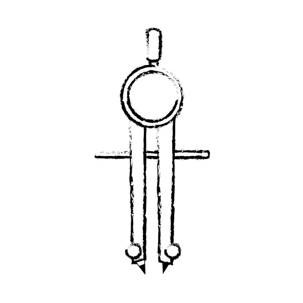 Ізольовані компасом дизайн — стоковий вектор