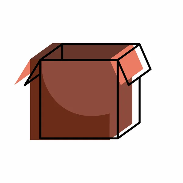 Diseño de caja aislada — Vector de stock