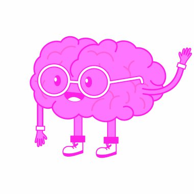 Beyin karikatür tasarım