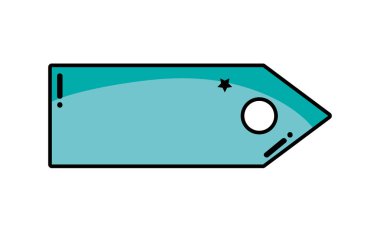 ok yönünü sembolü öğesi simge vektör çizim