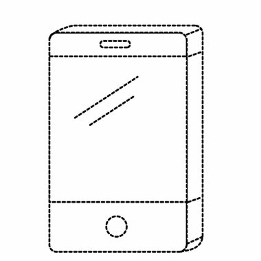 İzole smartphone tasarım