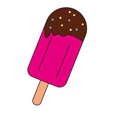 İzole buzlu şeker tasarım