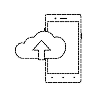 Smartphone aygıt becerikli alet ve teknoloji Tema izole tasarım vektör çizim