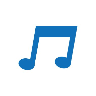 Müzik Not Ses pentagram ve müzikal Tema izole tasarım vektör çizim