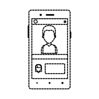 Smartphone aygıt becerikli alet ve teknoloji Tema izole tasarım vektör çizim