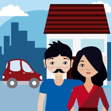 Hoş bir çift çizgi film