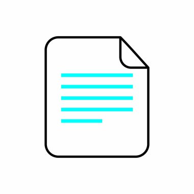 İzole belge tasarımı