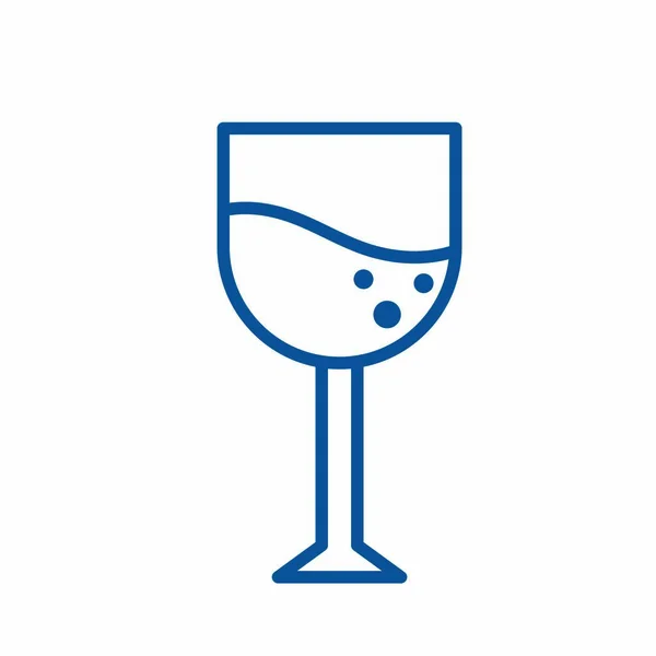 分離ワイン カップ デザイン — ストックベクタ