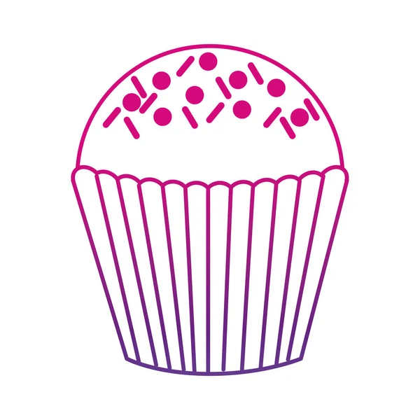 Isoliertes Muffin-Design — Stockvektor