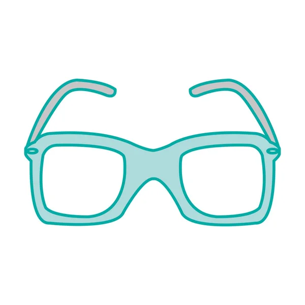 İzole gözlük tasarım — Stok Vektör