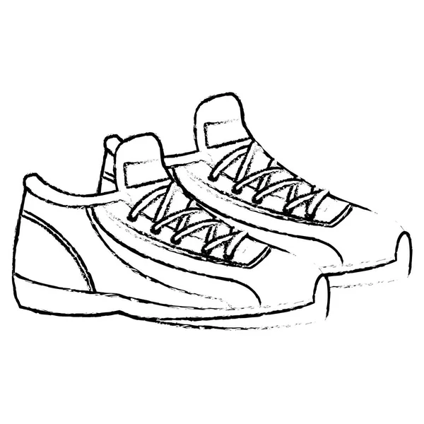 Sport schoenen ontwerp — Stockvector