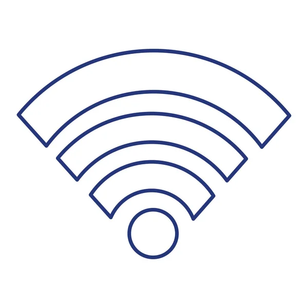 Isoliertes Wifi-Design — Stockvektor