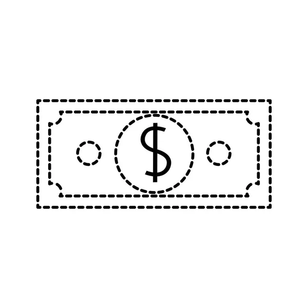 Isolated bill design — Stock Vector