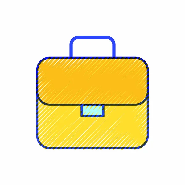 孤立したスーツケースのデザイン — ストックベクタ