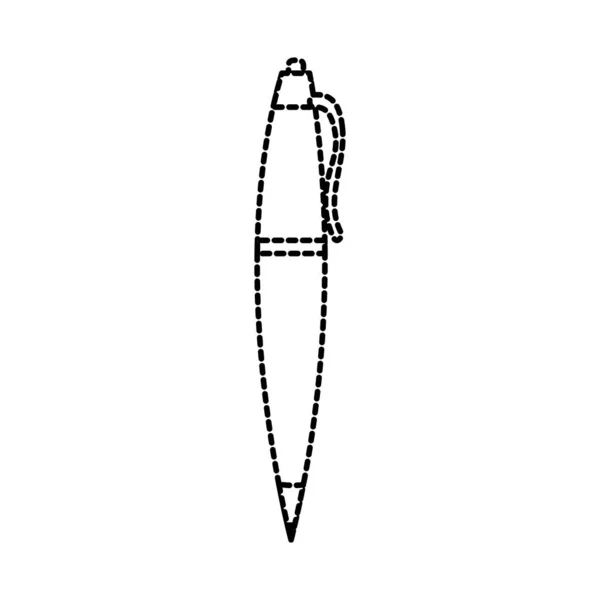 Design isolato della penna — Vettoriale Stock