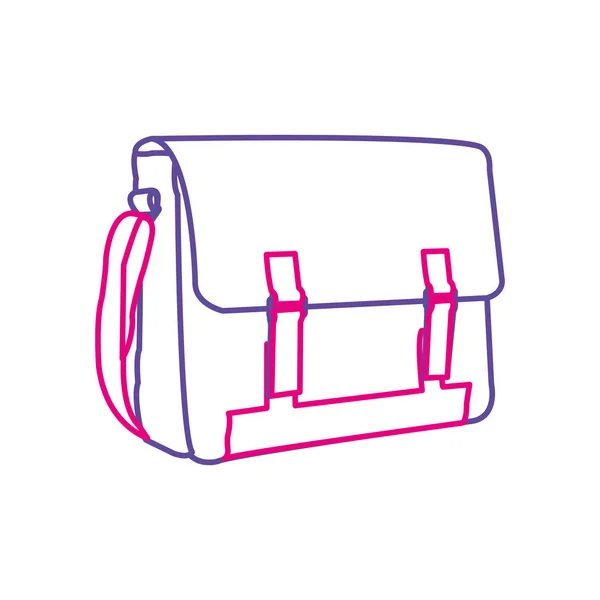 Gepäcktasche Und Tourismus Thema Isolierte Design Vektor Illustration — Stockvektor