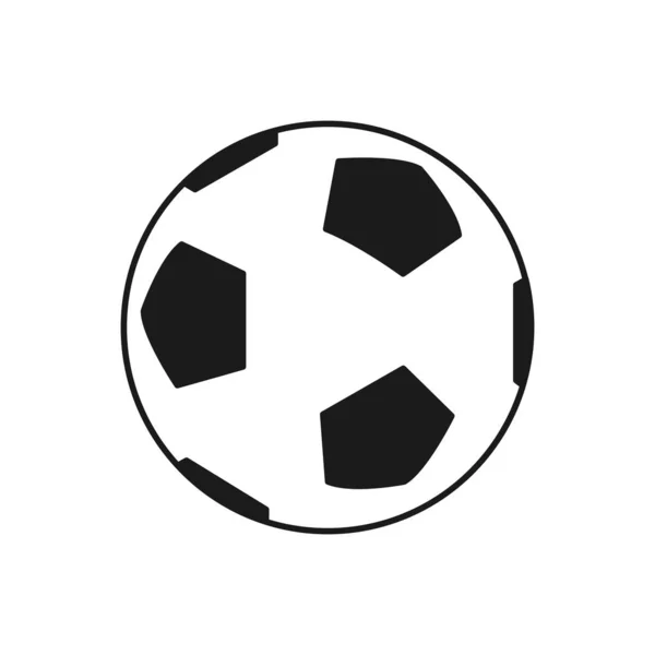Conception de ballon de football — Image vectorielle