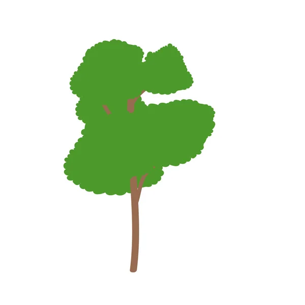 隔離された木の設計 — ストックベクタ