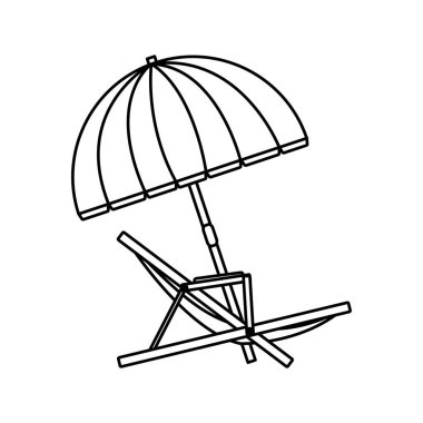 İzole şezlong tasarım