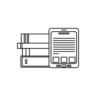 Tablet ve kitaplar tasarım