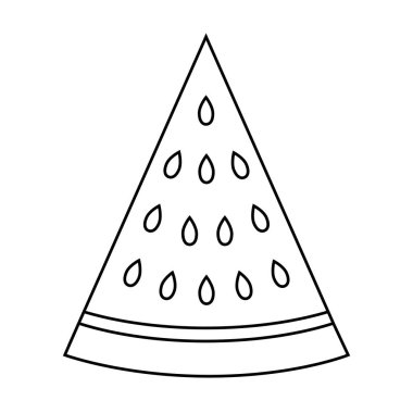 İzole karpuz tasarım