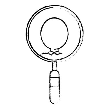 İzole lupe tasarım