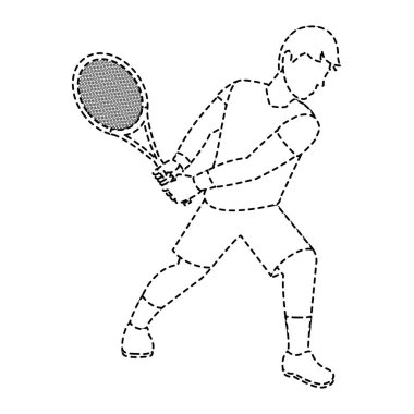 Tenis oyuncu tasarım