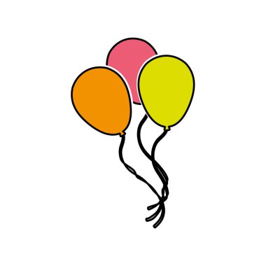 İzole balon tasarım